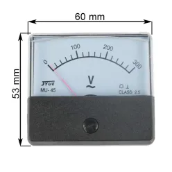 Analogowy woltomierz do generatora prądu 0-300V
