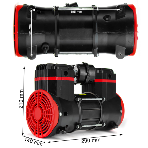 Sprężarka Bezolejowa Barracuda 750W 10 bar 230l/min