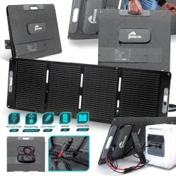 Składany Panel Solarny 300W IP67 – Mobilne ładowanie MC4 36V/8A
