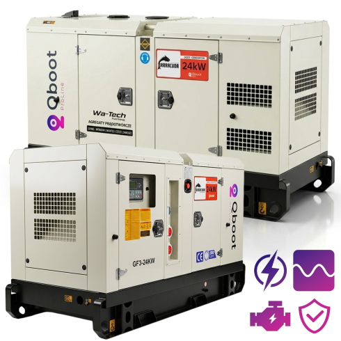 Generator prądotwórcz Barracuda 24 kW Diesel 30 kVA – ATS, AVR, Silent