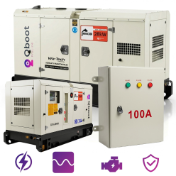 Generator prądotwórcz Barracuda 28 kW Diesel 35 kVA – ATS, AVR, Silent