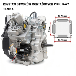 Silnik do agregatu prądotwórczego / pompy wody DIESEL 2v92 20KM