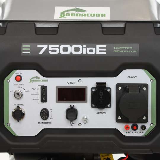 AGREGAT INWERTEROWY generator prądotwórczy Barracuda 7500io 7,5kW (9,5kVA) 230V   AVR INVERTER