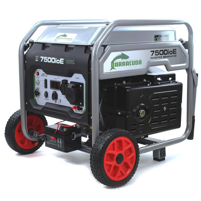 AGREGAT INWERTEROWY generator prądotwórczy Barracuda 7500io 7,5kW (9,5kVA) 230V   AVR INVERTER