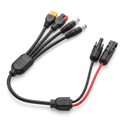 Kabel do panelu solarnego MC4 adapter 4w1 złącza XT60 DC5521 DC7909 12
