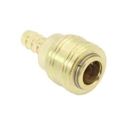 Zbliżenie na szybkozłącze pneumatyczne na wąż 10mm